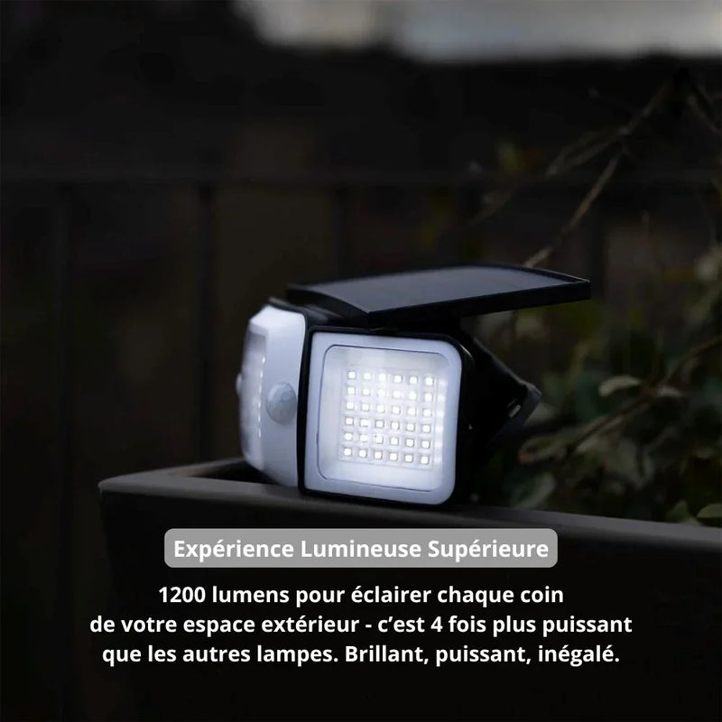 Lampe solaire avec détection intelligente