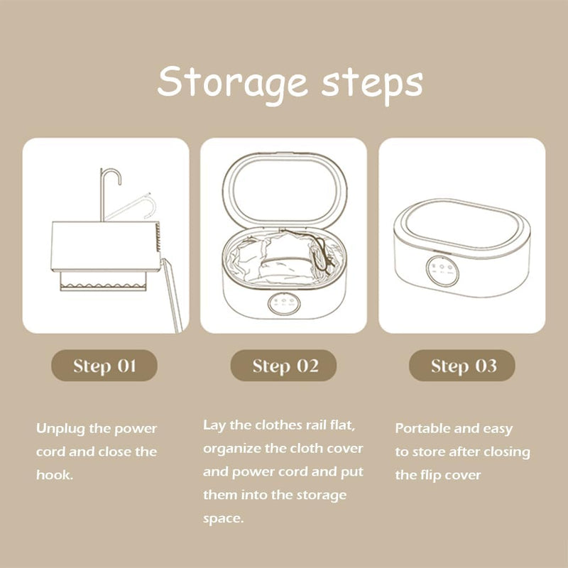 Sèche Linge Portable 360° | Intelligent et Stérilisant