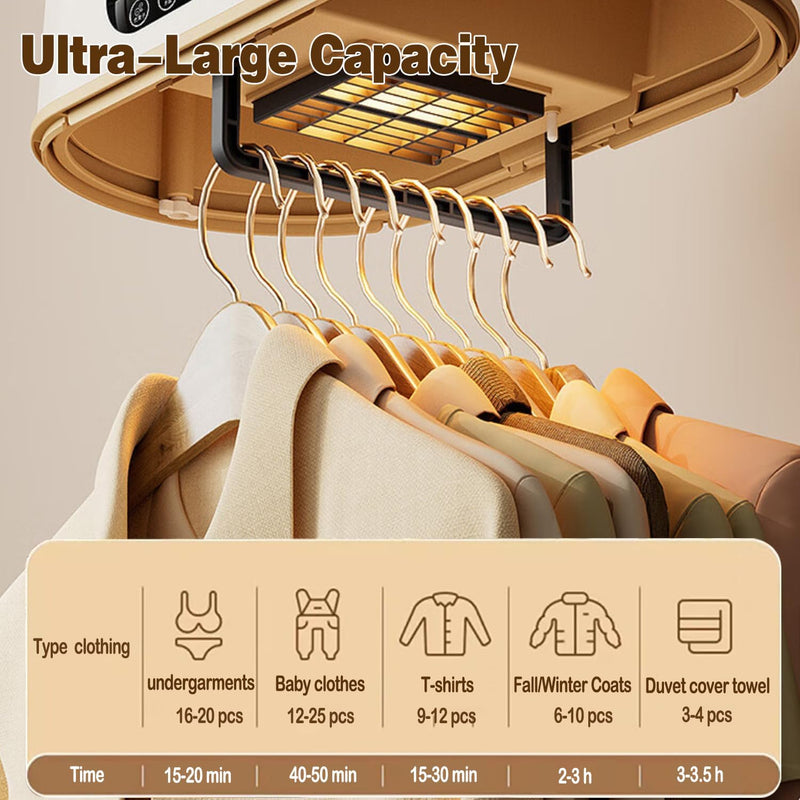 Sèche Linge Portable 360° | Intelligent et Stérilisant