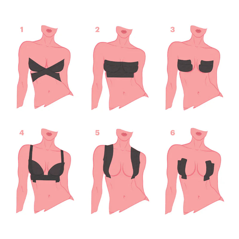 BOOB TAPE® Le secret des tenues sans soutien-gorge parfaitement maîtrisées