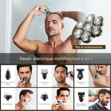 O-SHAVE Le meilleur Rasoir professionnel 7D