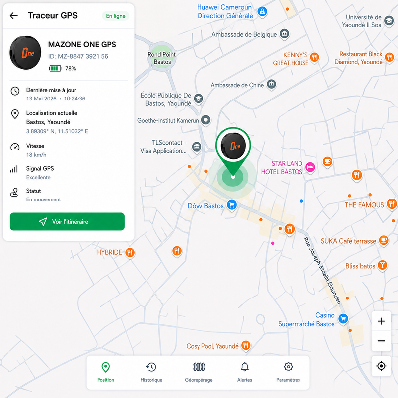 Traceur GPS Pro élite sans abonnement (IOS & Android)