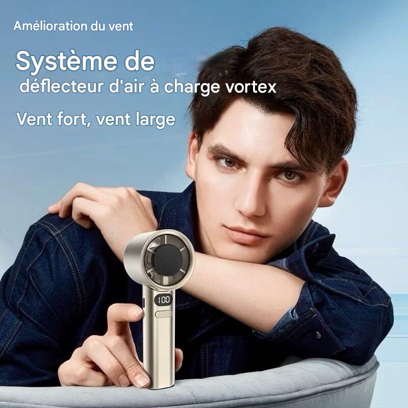 Ventilateur Portable 2x plus puissant | Refroidissement Air 16°C